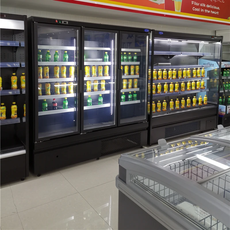 Drinks Display Chiller Glass Cooler Upright Refrigerator