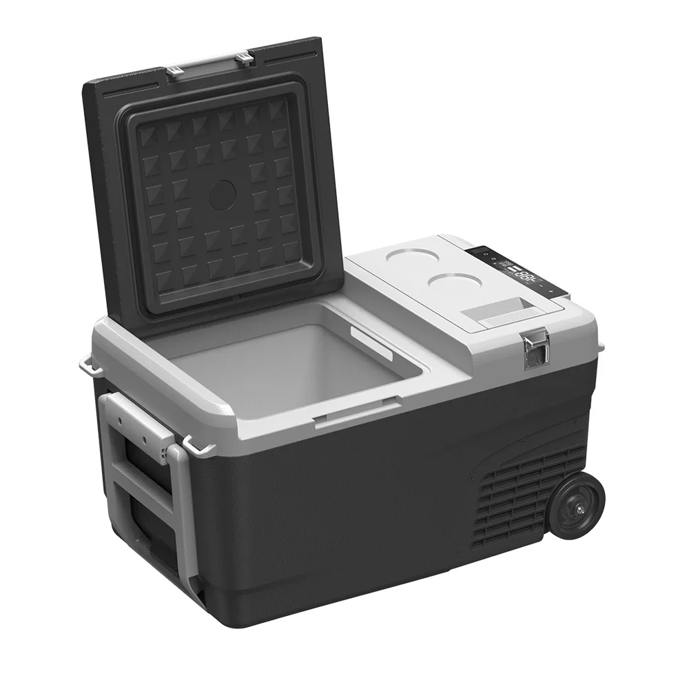 Alpicool MT35 portable CFC free 12v 220v car freezer optional heating model fridge dual battery cases refrigerator