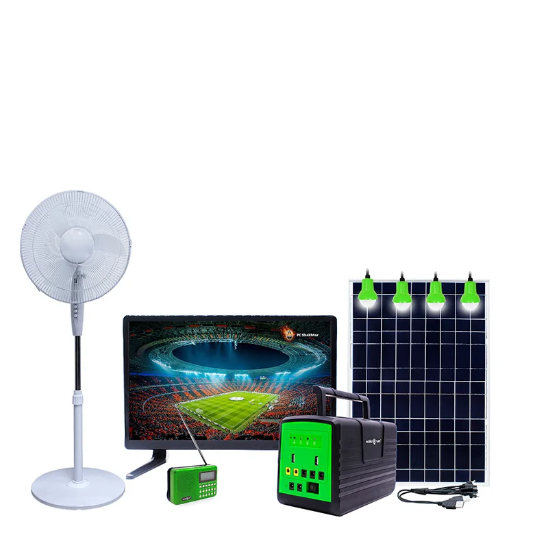 Hybrid Solar Home Kit with Lifepo4 Battery Inverter & Paygo Function Polycrystalline Silicon Solar Panels for Home Power System