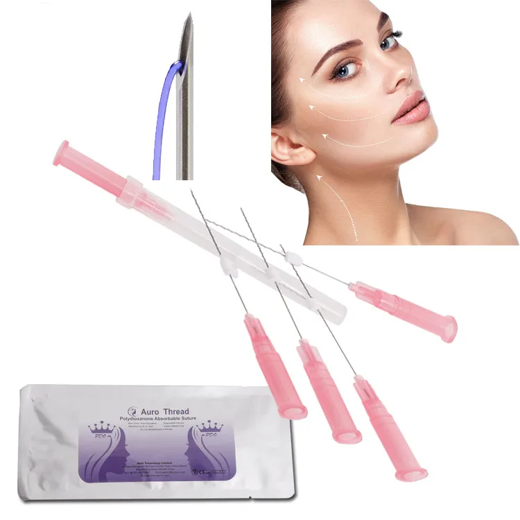 High quality Absorable suture beauty Mono 30G 13mm anti aging mono facial face lifting 13mm PDO thread korea