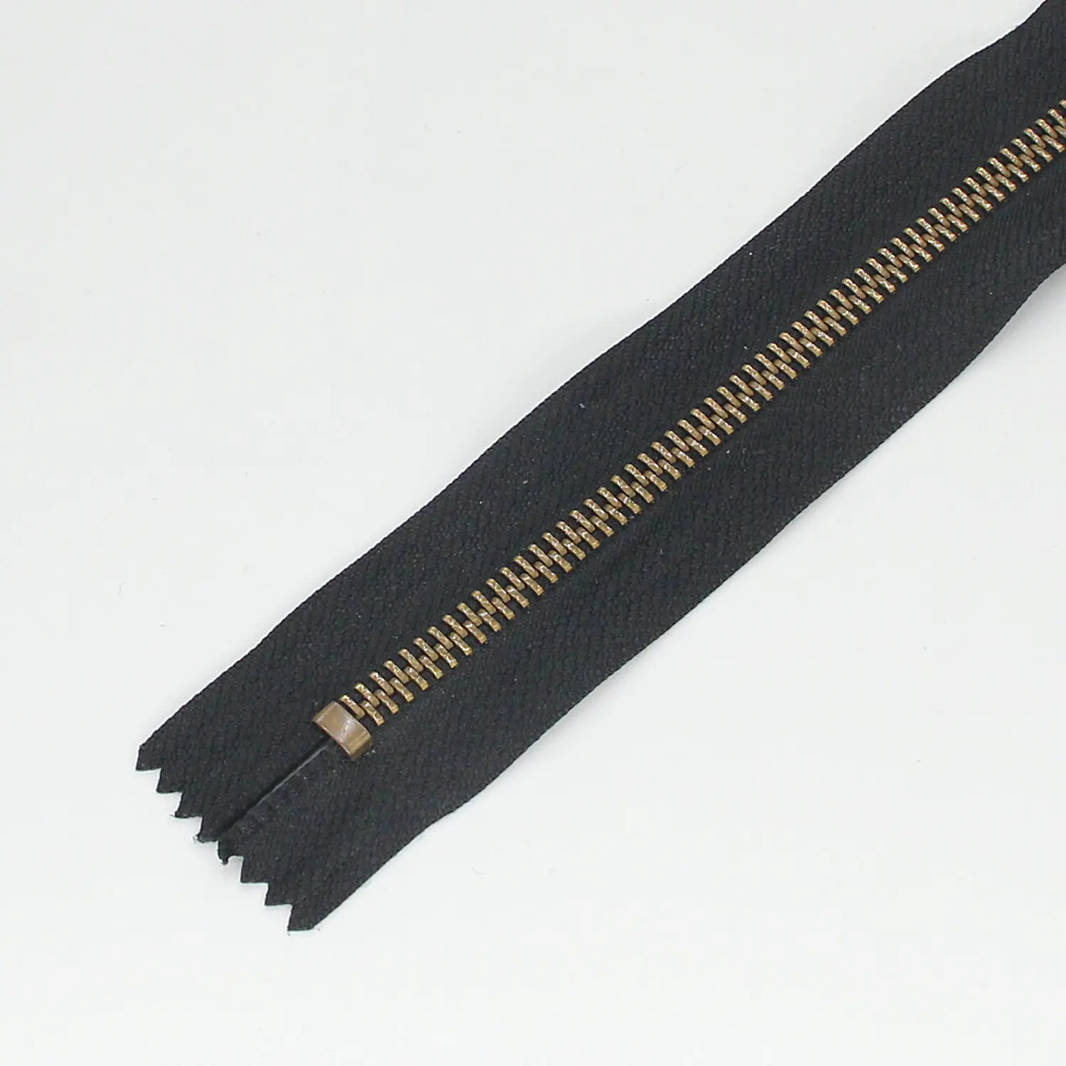 ring puller metal zipper anti brass zipper fancy puller zipper