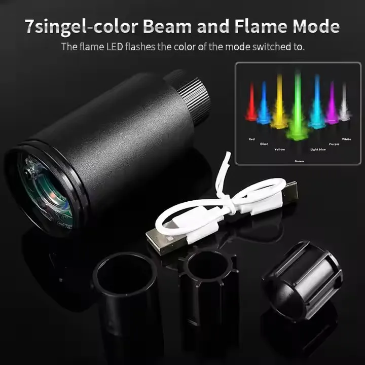 7 Colors Rainbow Flash Light Tracer Lighter 14mm CCW Tracer Unit for Gun