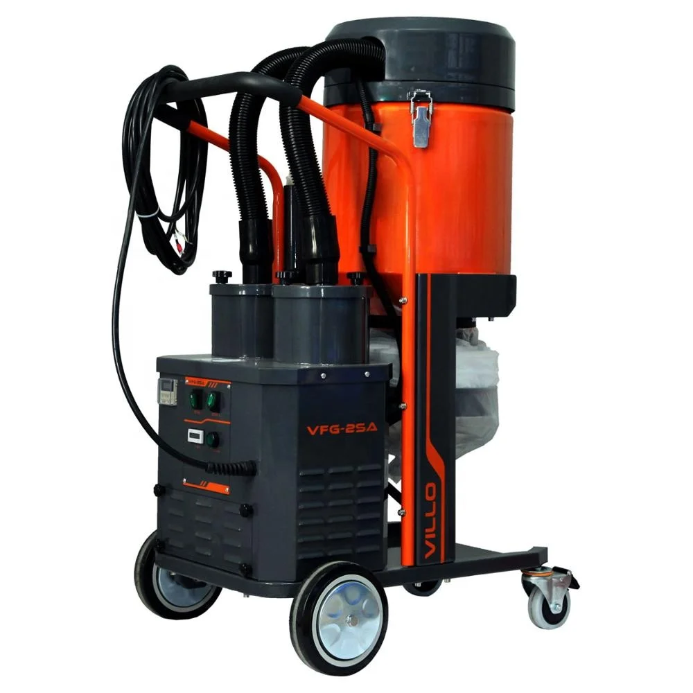 VILLO 220V Air Pulse Jet Industrial Dust Extractor Concrete Construction Vacuum Cleaner