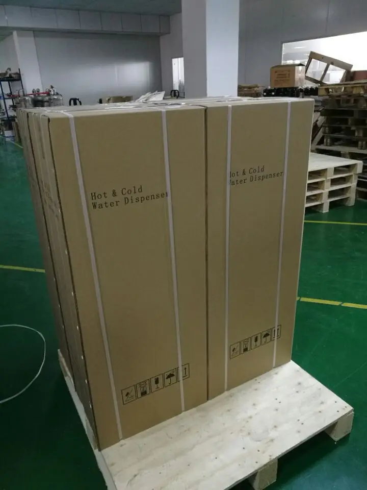 Indoor waterfall fountain floor standing fountain compressor cooling drinking fountain