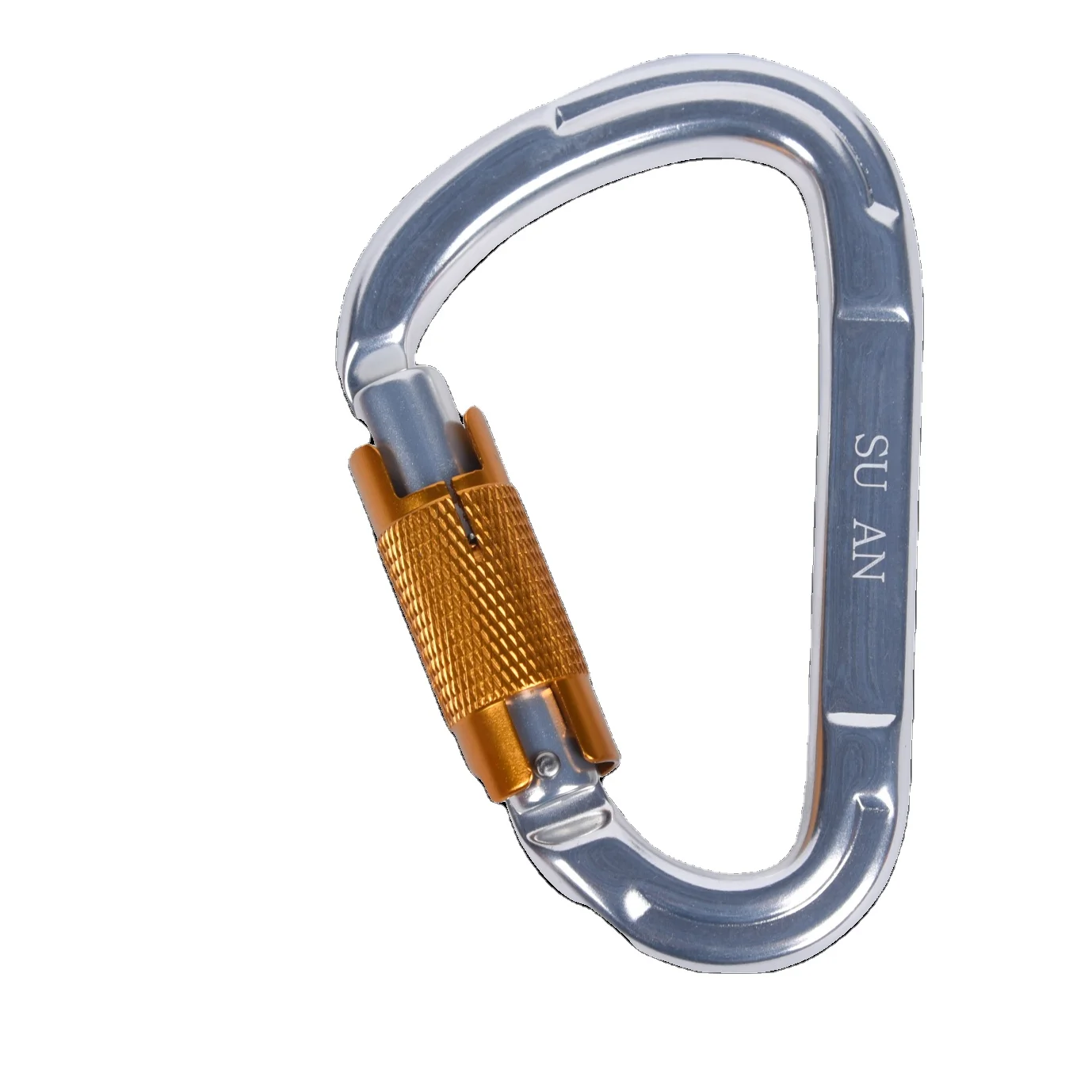 D-type aluminum alloy mountaineering buckle outdoor quick hanging water bottle hook