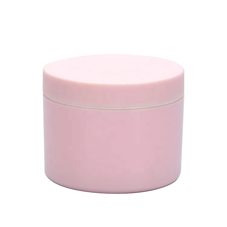 wholesale skin care packaging body cream jar 200ml 300ml body butter containers scrub cosmetic double wall 500ml cream jar