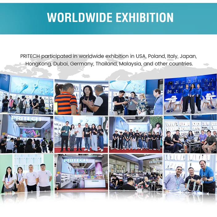 PRITECH hot new design rechargeable beard trimmer cordless hair clipper for men