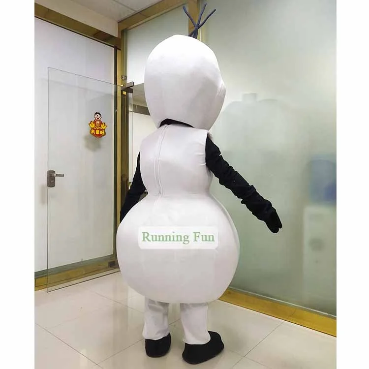 Olaf mascot costumes ,white snowman custom design mascot ,hot sell cartoon fur costumes