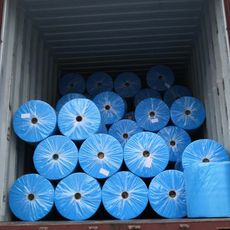 Factory Promotional PP Laminated Woven Fabric Roll Bed Sheet Fabric Roll