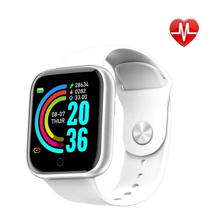 
Hot selling Y68 SmartWatch waterproof sport SmartWatch Thermometer heart rate 