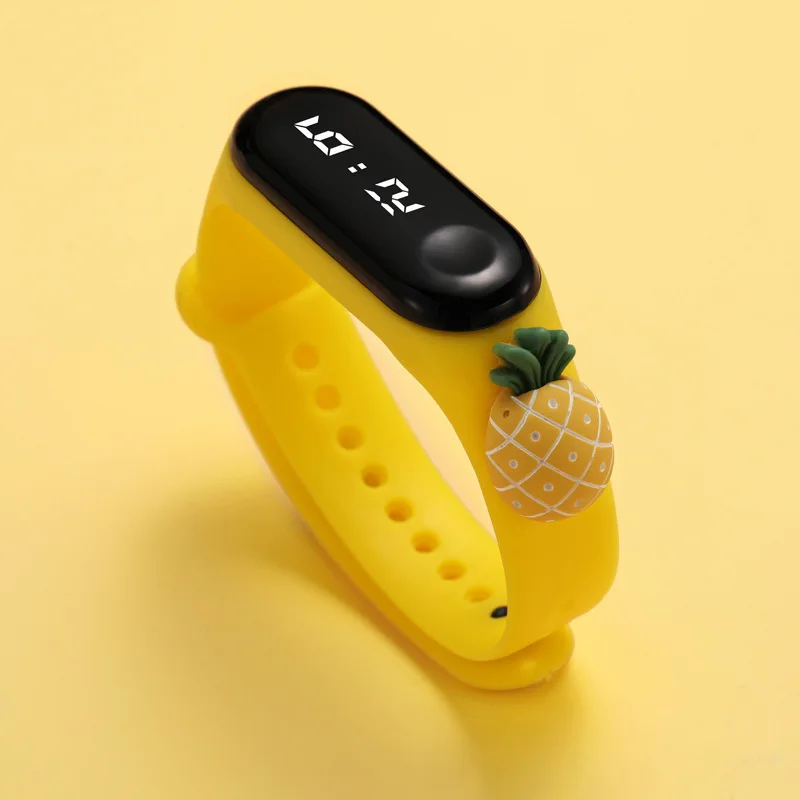 Kids Wholesale Silicone Cartoon LED Children WristWatch Reminder Unique Kids digital Watches Sport Girls Boys Watch