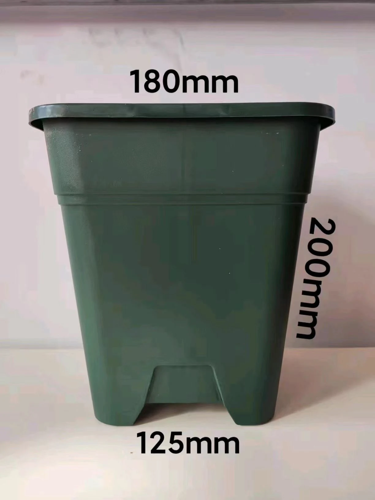 DD3178 Small Nursery Pot Plastic Thick and Sturdy Seed Propagation Planter Start Germination Pot Square Nursery Seedling Pot