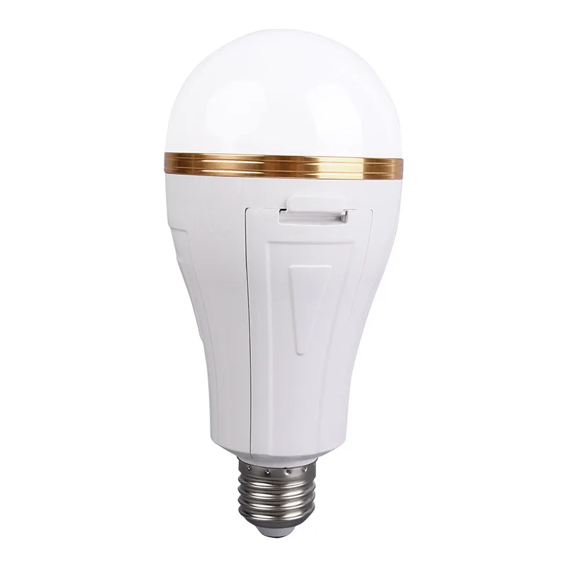 High quality Intelligent E27 Rechargeable Emergency Smart Bulb 1600mah Emergency 12w 15w 18w LED  Bulb Light with Battery
