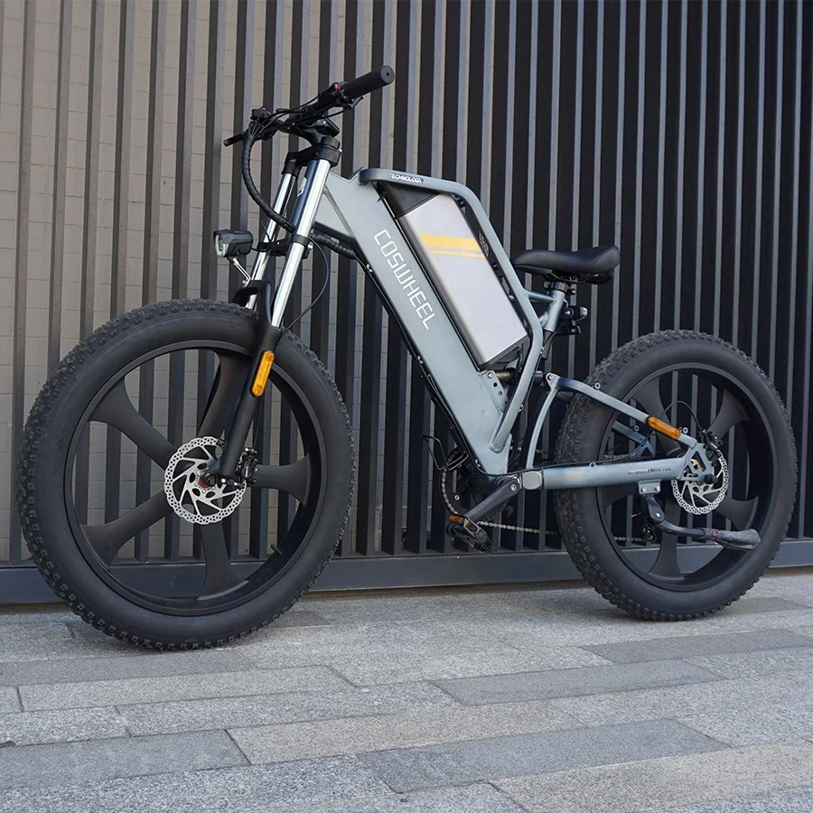 Coswheel T26 Fat Tires 26 Inch Mountain And Beach E Bike 1500W Rear Motor 25ah Electric Bike EU Warehouse