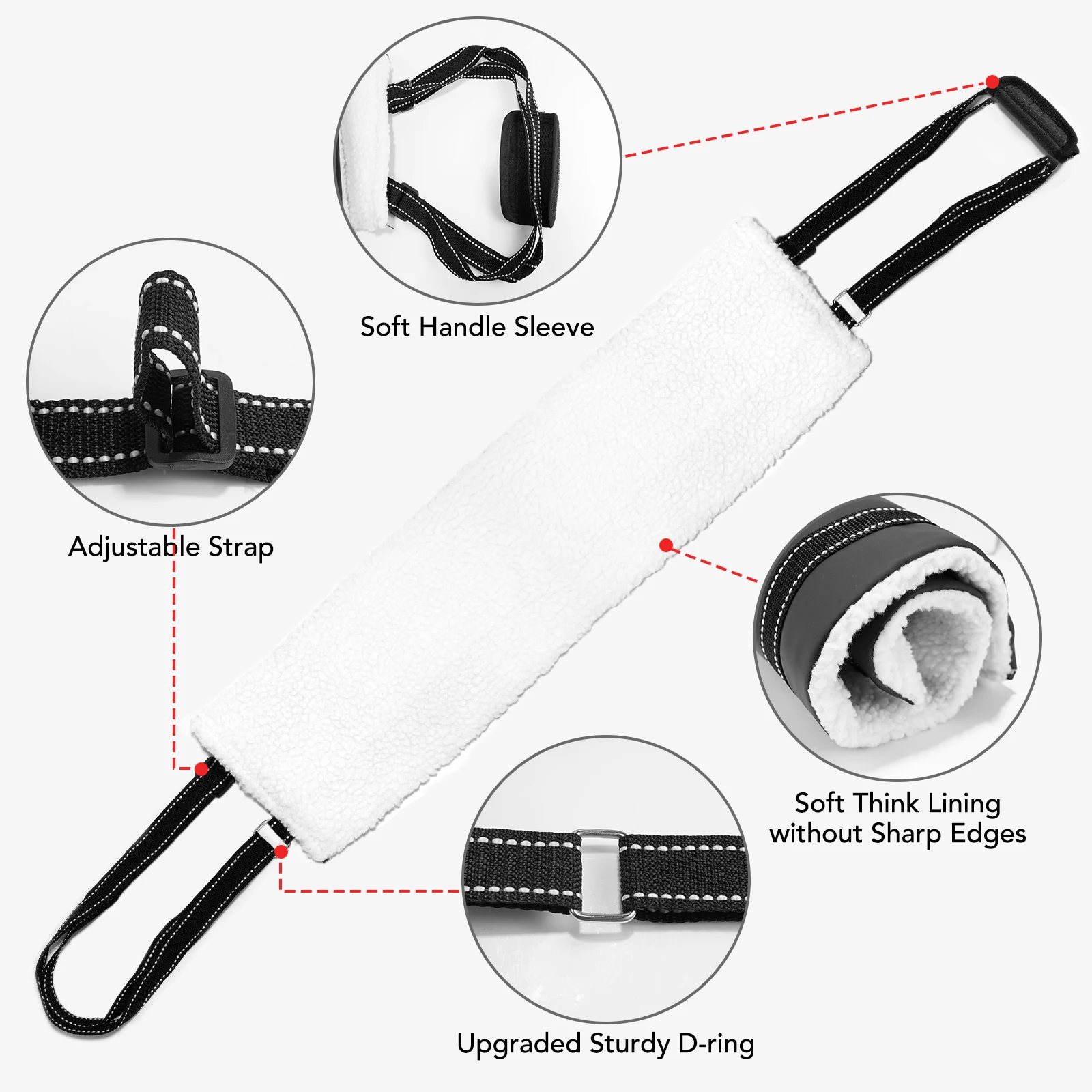 Oimmal Private Label Wholesale Dog Rehabilitation Sling Harness Full Body Support Dog Lift Harness for Weak Rear Back Legs