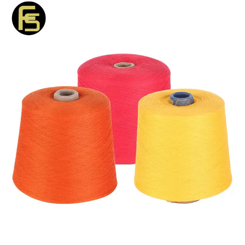 Ткань крашеный в пряже цвет 20S / 2 100% хлопчатобумажная пряжа для вязальной машины