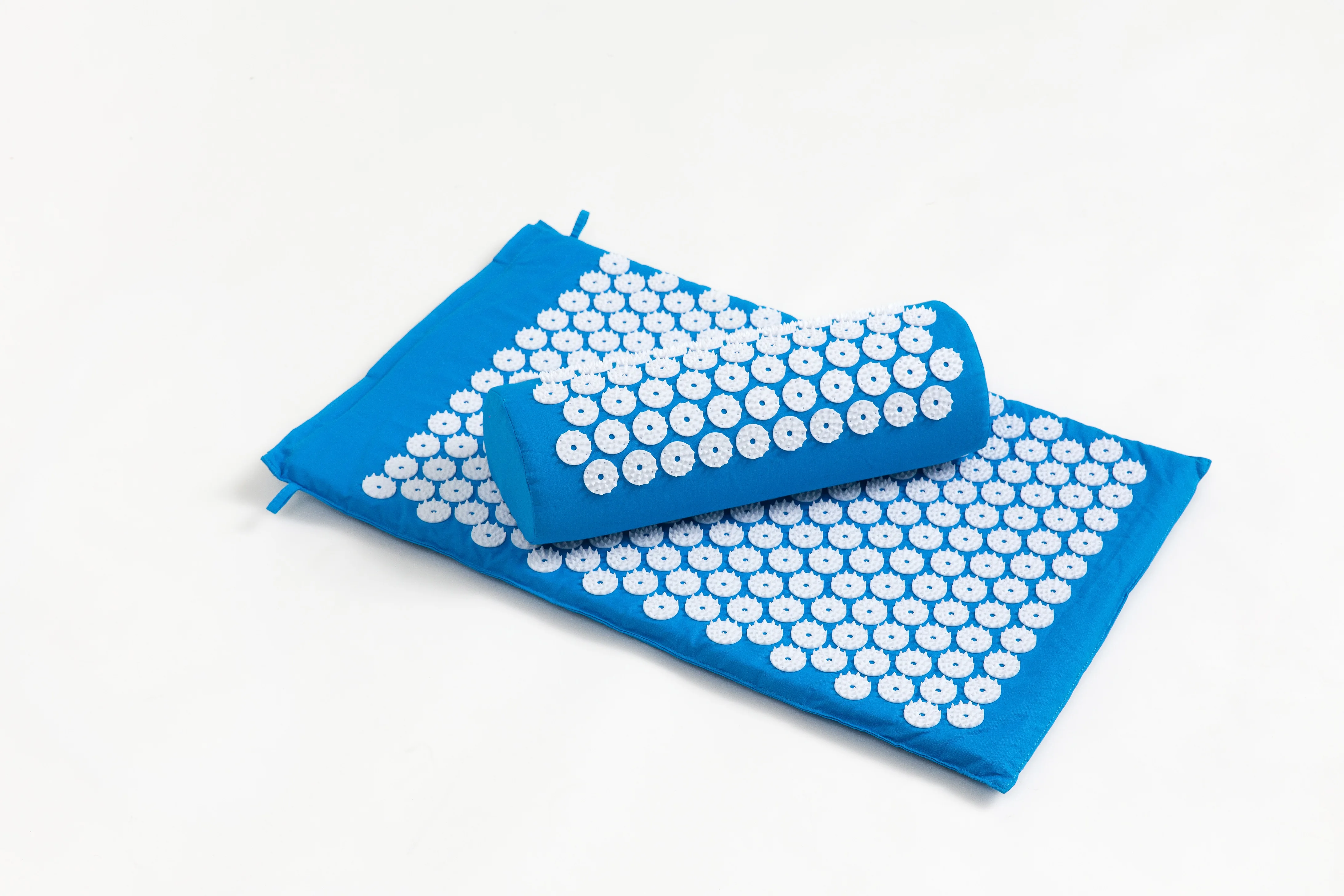 
Manufacturer Professional Acupressure Mat and Pillow Set Natural Linen Best Acupuncture Mat Gift Back And Neck Pain Relief 