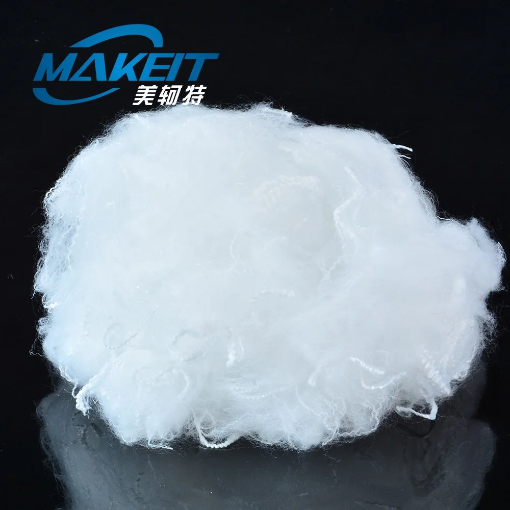 3Dx64MM Hollow conjugated polyester staple fibre Virgin  in India Ball Fibre