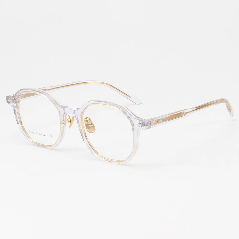 Eyeglasses Frames 2023 Fashion Round Optical Frames For Men Women Acetate Glasses Top Quality