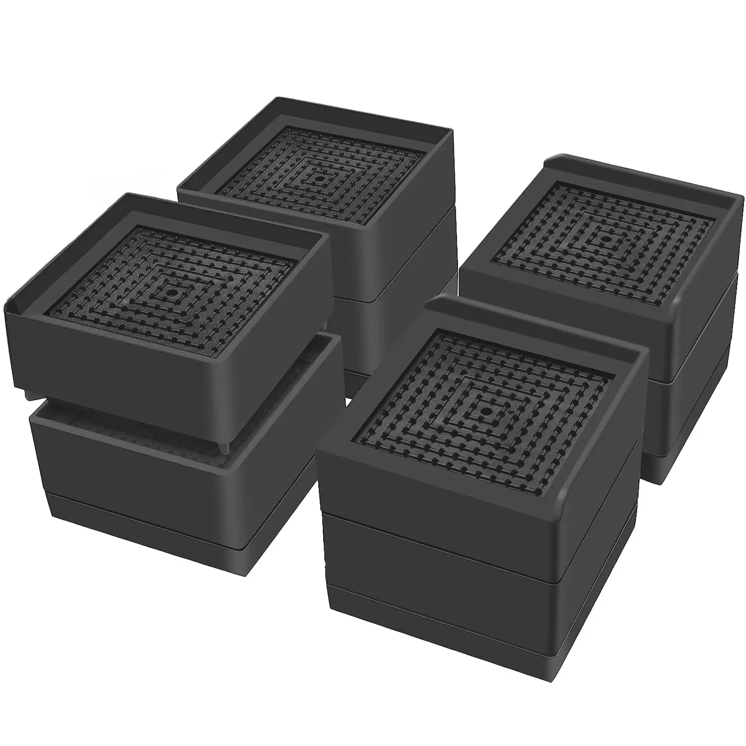 2023 High Quality Hot Sale Plastic Sofa Risers Adjustable  Multifunction  Plastic  Heighten BLACK  Furniture Bed Risers