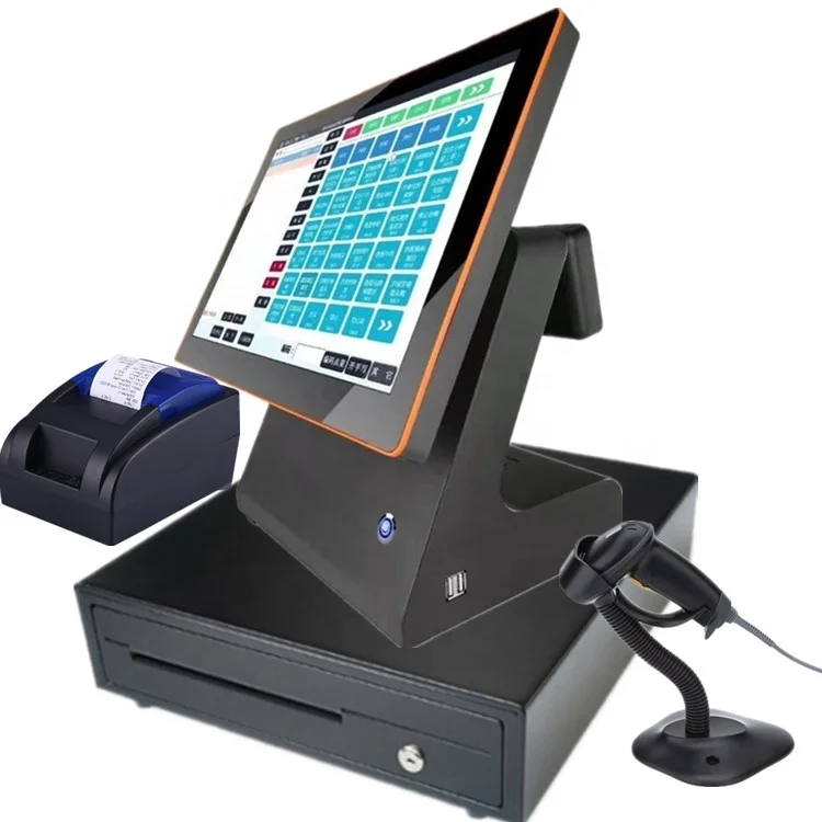 LKS-POS710 новый дизайн 15 4 дюймовый широкоформатный дисплей 16:9 HD Плоская Сенсорная панель системы pos