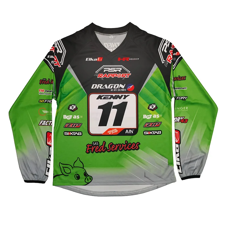 OEM professional custom BMX jersey design motocross uniforms Men Fashion Sport  Motorcycle suit