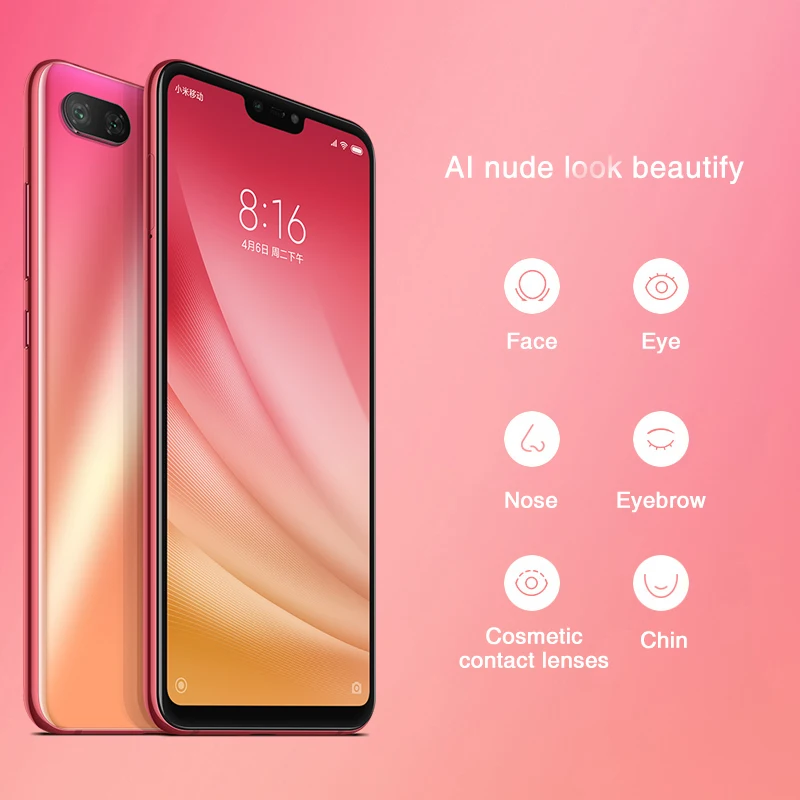
Original xiaomi mi 8 lite 6gb 128gb snapdragon 660 android mobile cell phone with 24MP front camera android smartphone xiaomi 