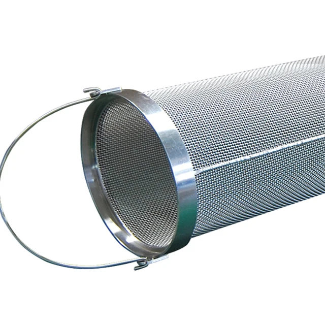 High Efficiency Stable Performance Stainless Steel Wire Mesh Bag Basket Candle Dust Filter Element
