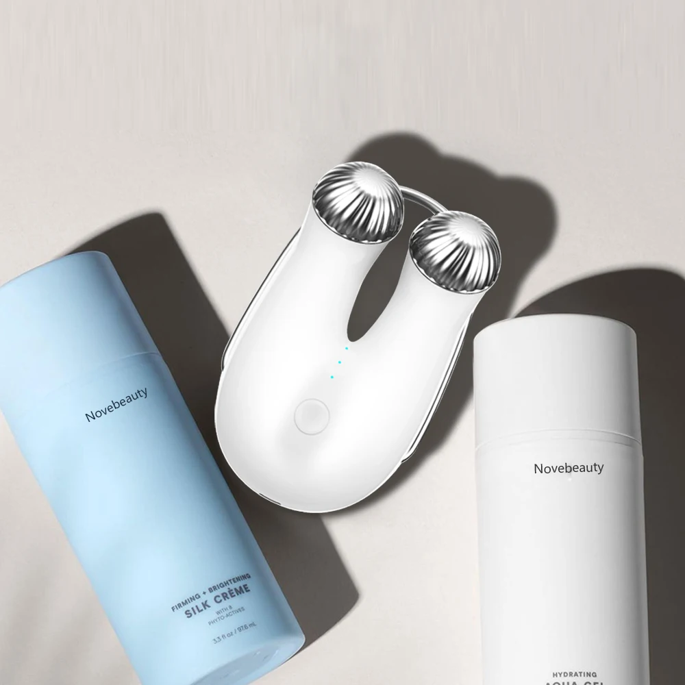 Home Portable Mini Home Facial Toning Device Handheld Microcurrent Anti-Aging Massager for face Wrinkle Removal