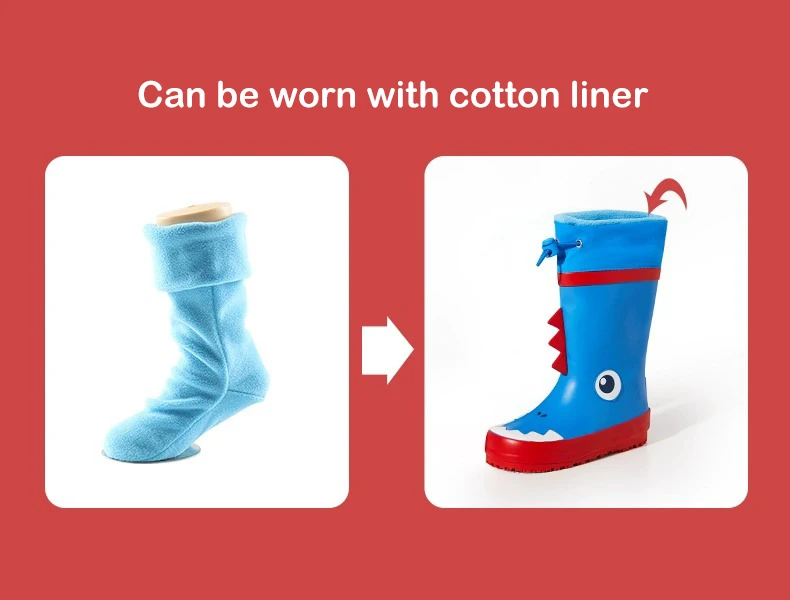 Unisex Kids Waterproof Rain Boots Cute Cartoon Animal Design Breathable and Lightweight for Autumn Work for Boys and Girls