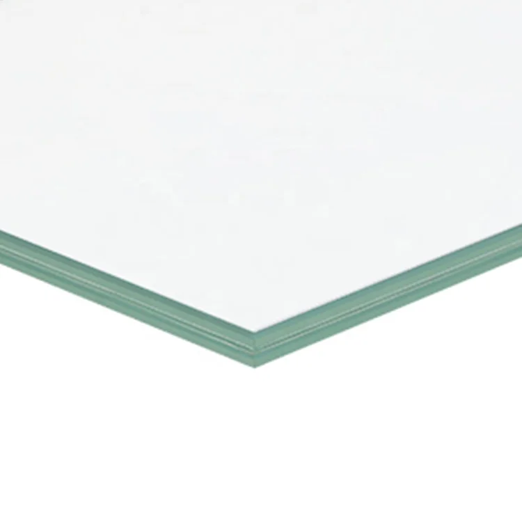 Foshan 4mm Blue Green clear Glass Supplier Tempered for Stairs museum Curtain Wall