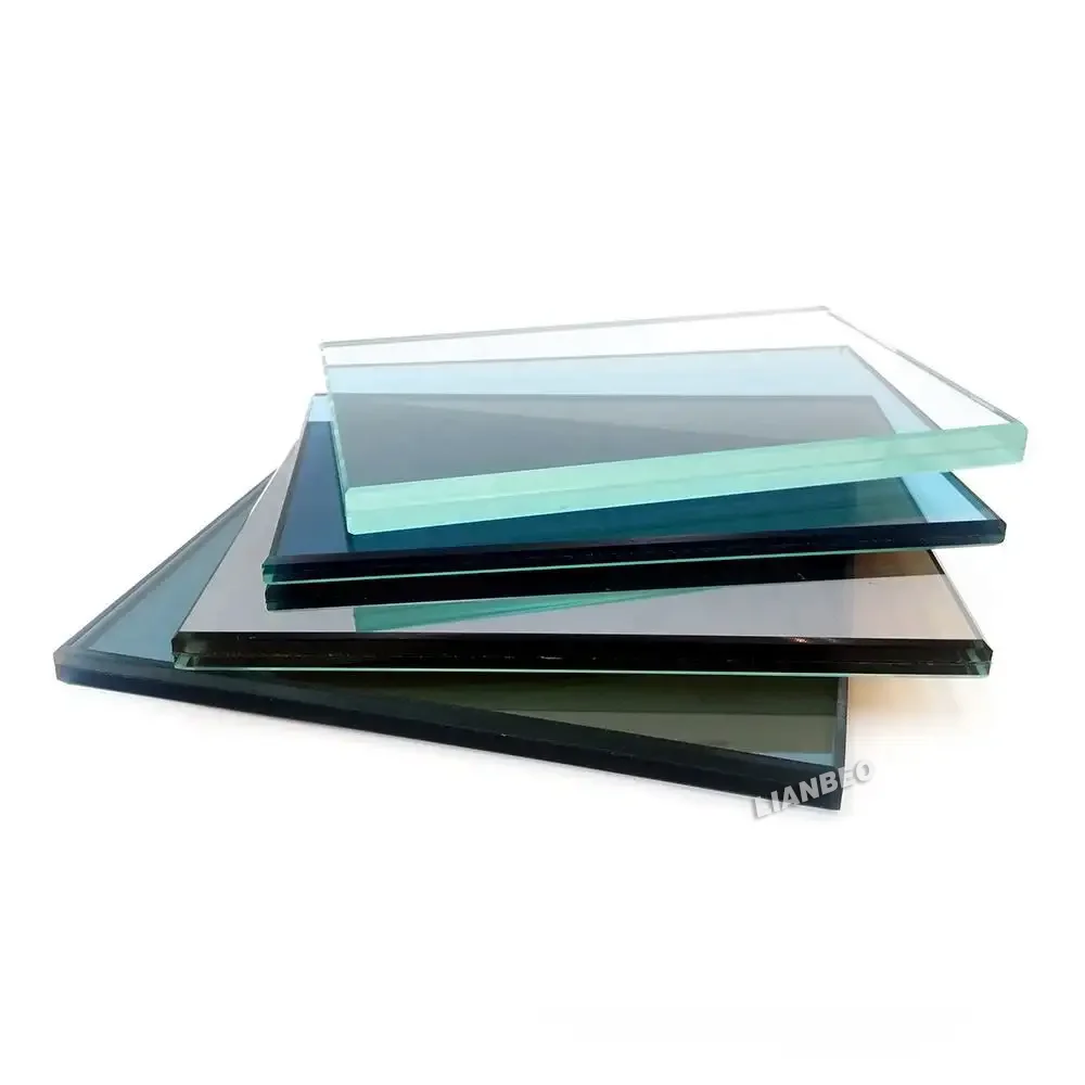 Hot Sale Curtain Wall Double Glazing Insulated Glass Double Reflective Low E Clear Tempered Glass Decoration 4-12mm thickness