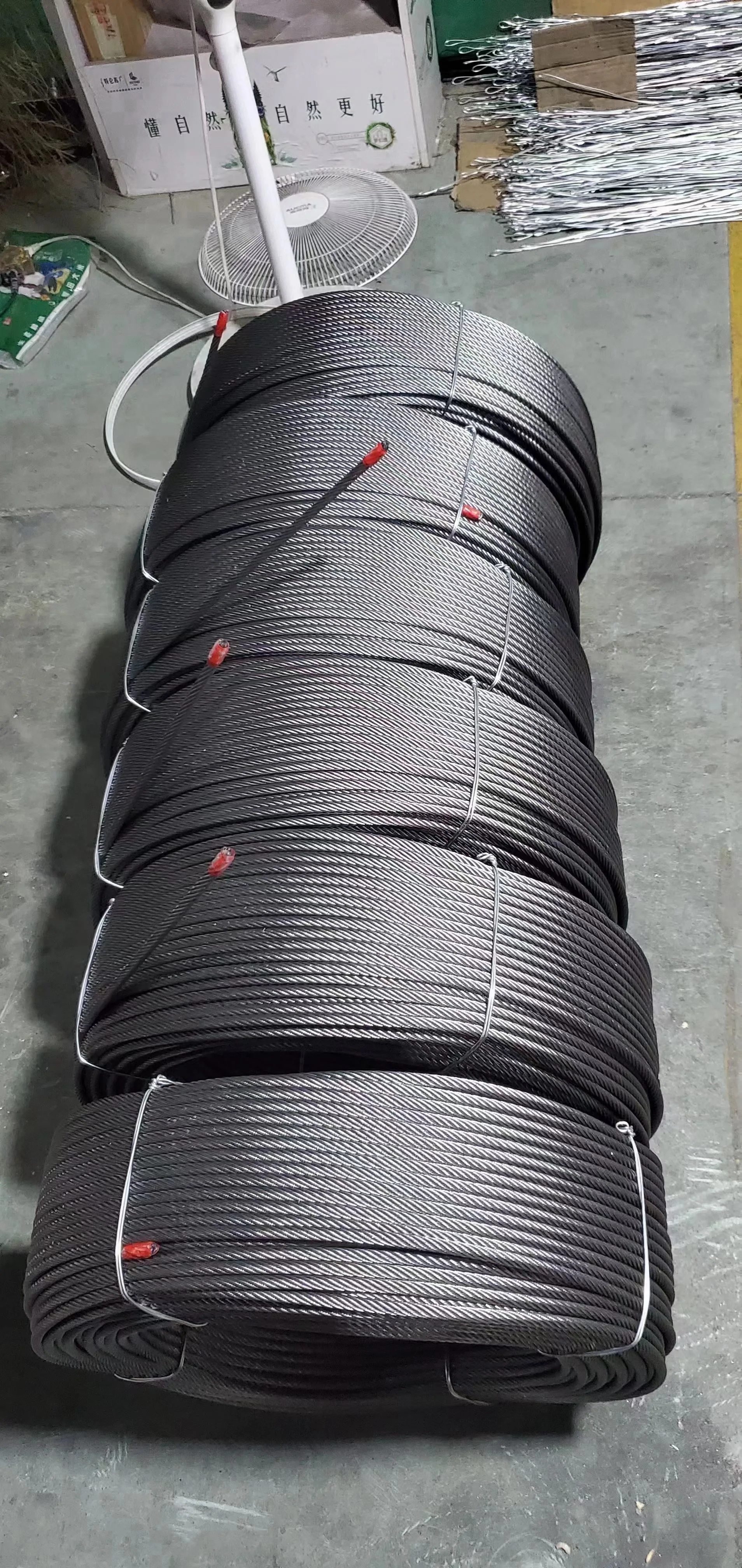 Factory direct sales of stainless steel wire ropes with complete specifications (1.2/1.5/2/3/5/6/8mm)
