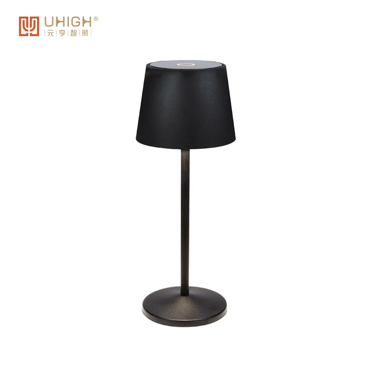 IP65 IK06 Switch Touch Power Supply Cable Included Outdoor Rechargeable LED Table Lights