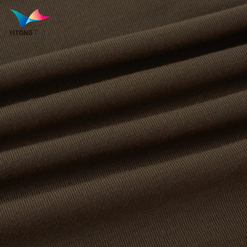 Factory Custom 220 gsm Rib Jersey Fabric Modal Spandex Fabric 90% Modal 10% Spandex Fabric for Loungewear