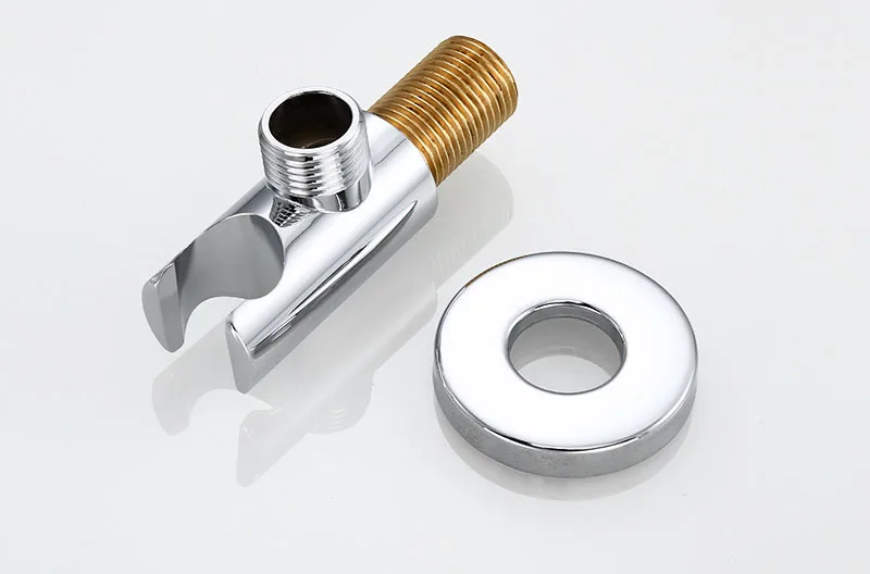 Universal Removable Handheld Shower Head Holder Brass Wall Mount Adjustable Hand Held Sprayer Bracket