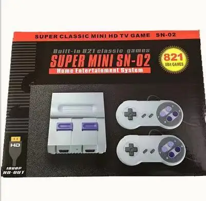 Телевизионная станция для видеоигр, Классическая Встроенная 821 Ретро игровая консоль