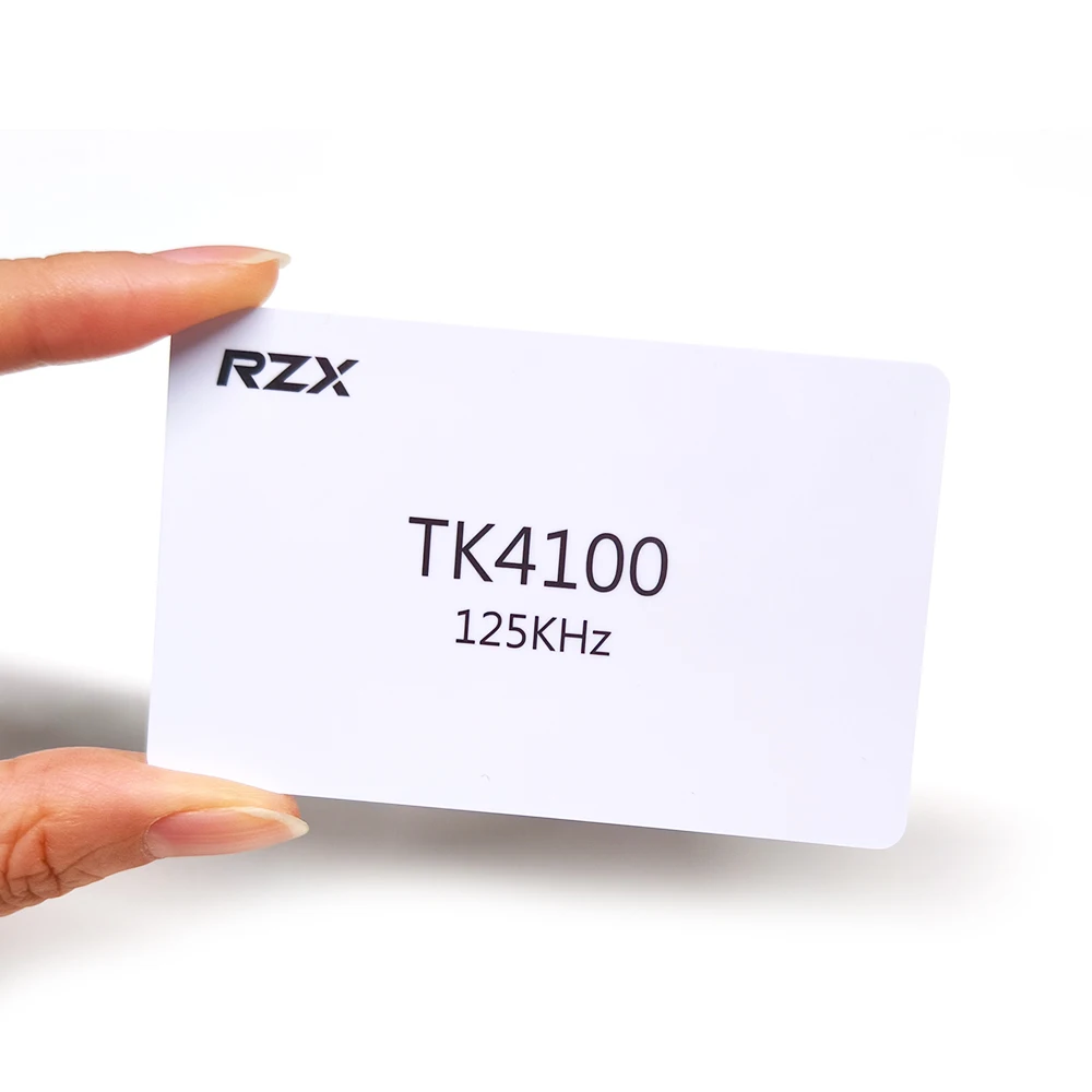 In Stock Wholesale LF TK4100 PVC Blank White Card Printable Logo High Quality Plastic Card for Access Control