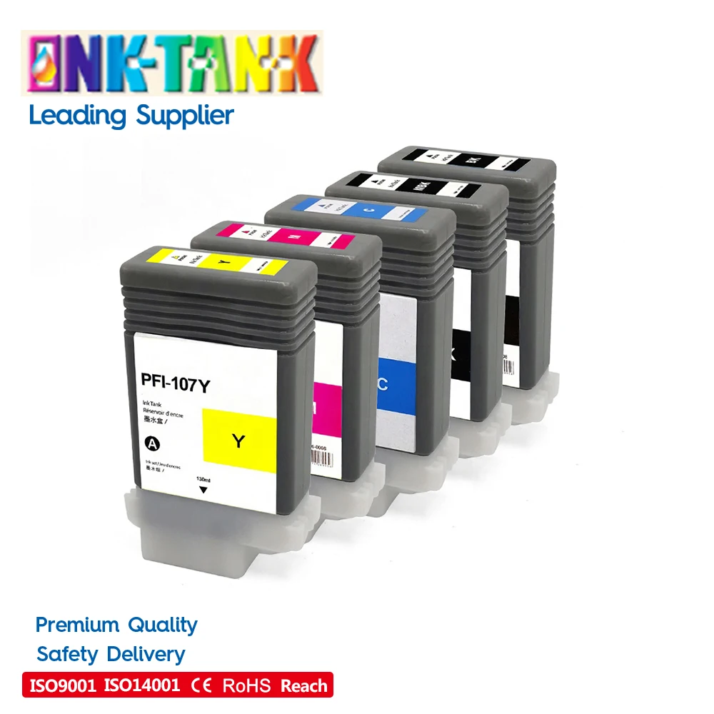  INK-TANK PFI-107 PFI107 PFI 107 премиум цвета Совместимый струйный картридж для canon IPF670 IPF680 IPF685 IPF780 IPF785