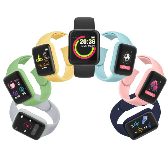 New smart watch for men and women 1.44-inch Makaron D20S Y68S blood pressure and heart rate monitoring smart watch