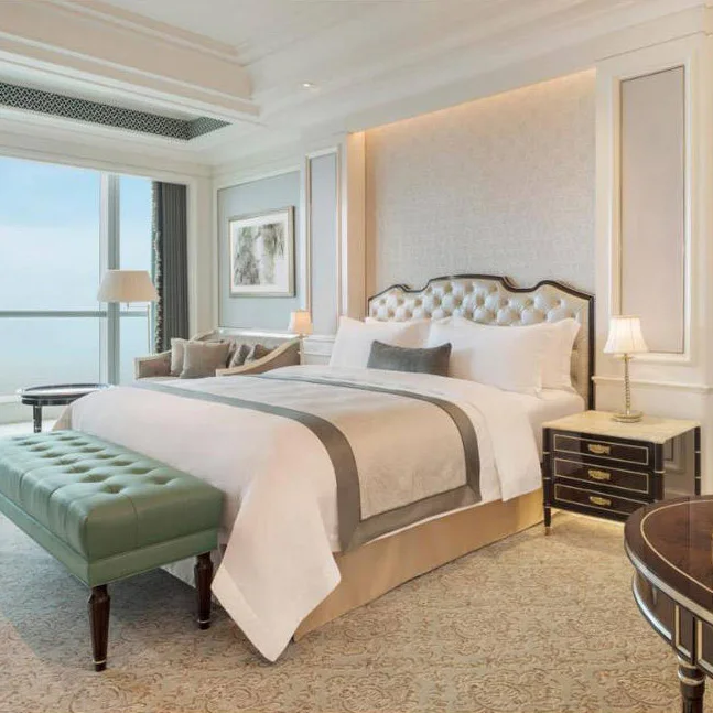 High Quality Fashion Hotel Guest Room Furniture Hotel Room Furniture Hotel Bedroom Set Resort Furniture Set