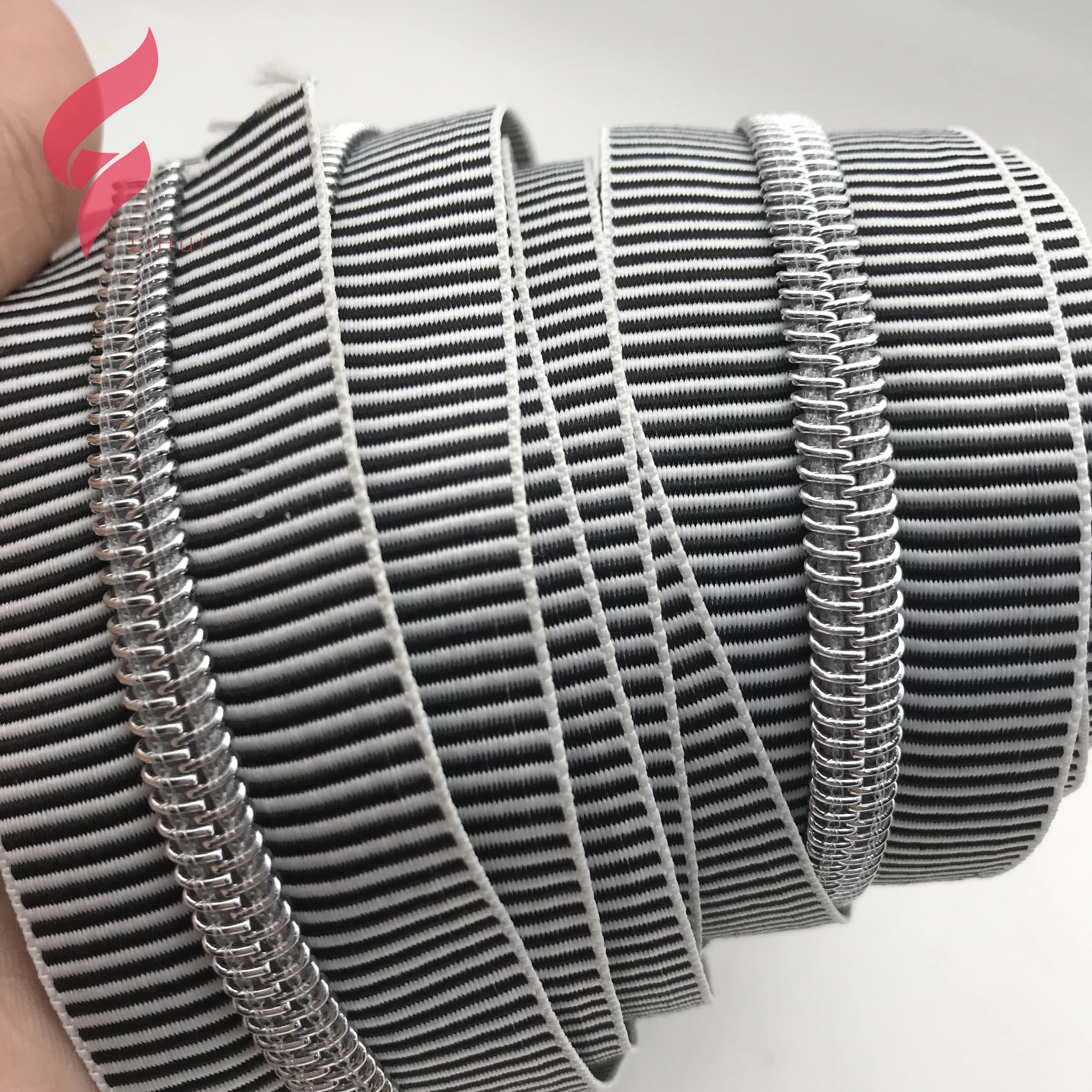 Lihui hardware Nylon Zipper Roll Zippers Garment Accessories Gold Silver 3#5#8#10#Waterproof zipper