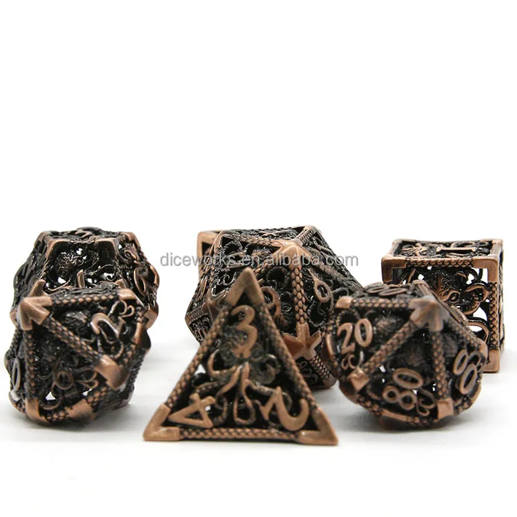 Поставка игрального кубика от производителя Cthulhu металлические кубики DND
