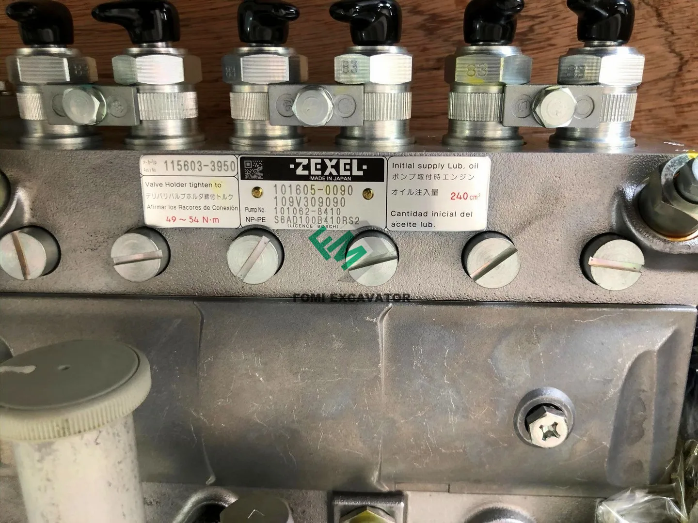 6BG1 6BG1T Fuel Injection pump 8-98175951-0 ZEXEL 115603-3950 898175-9510 For ZX200-5