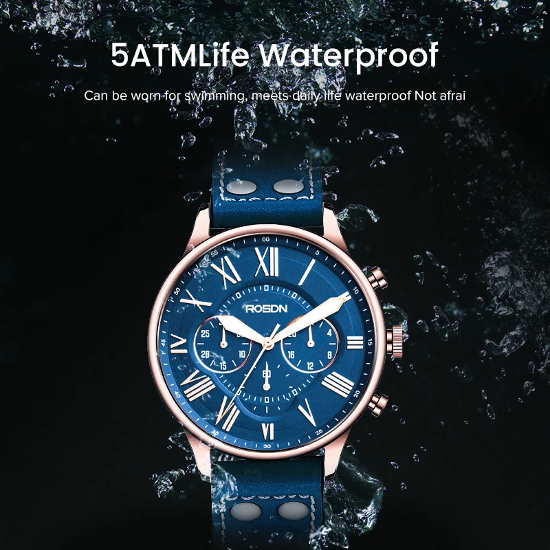 ODM Fashion Quartz Watch Support 5 ATM Waterproof Customization Waterproof Quartz Watches Price From Factory