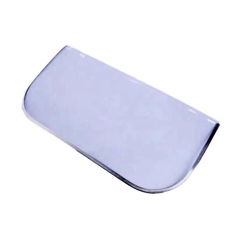 transparent face shield lens PC material protective lens use for anti-splash