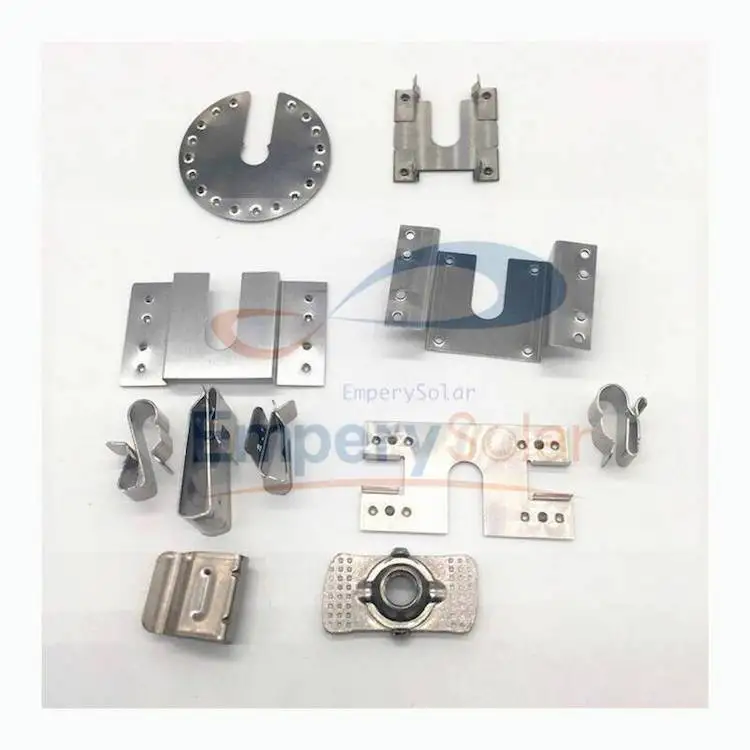 SUS304 Stainless steel solar panel pv grounding clip