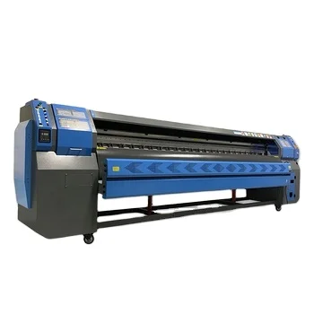 Professional manufacture heavy duty large format Roll to roll Solvent Vinyl Tarpaulin Flex Banner Canvas 10ft printing Machine