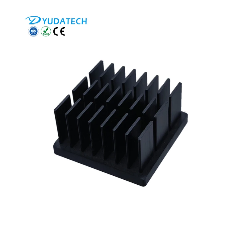 customizes various sizes of motherboard chip heat sink aluminum cold forging raspberry pi 4b heatsink