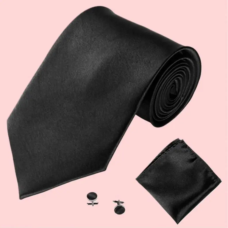 Unisex Slim Black and Red Neckties Casual and Formal Ties with Arrow Pattern Daily Use Accessories For Men and Women